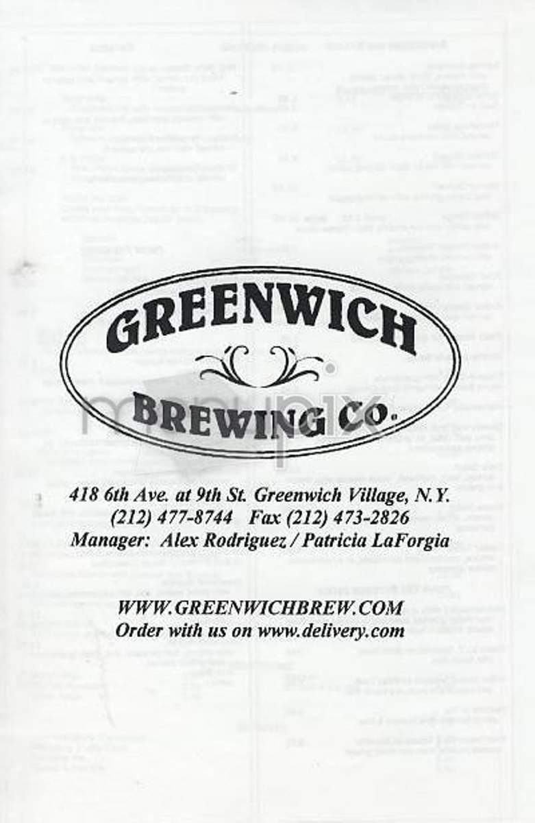 /301356/Greenwich-Brewing-Co-New-York-NY - New York, NY