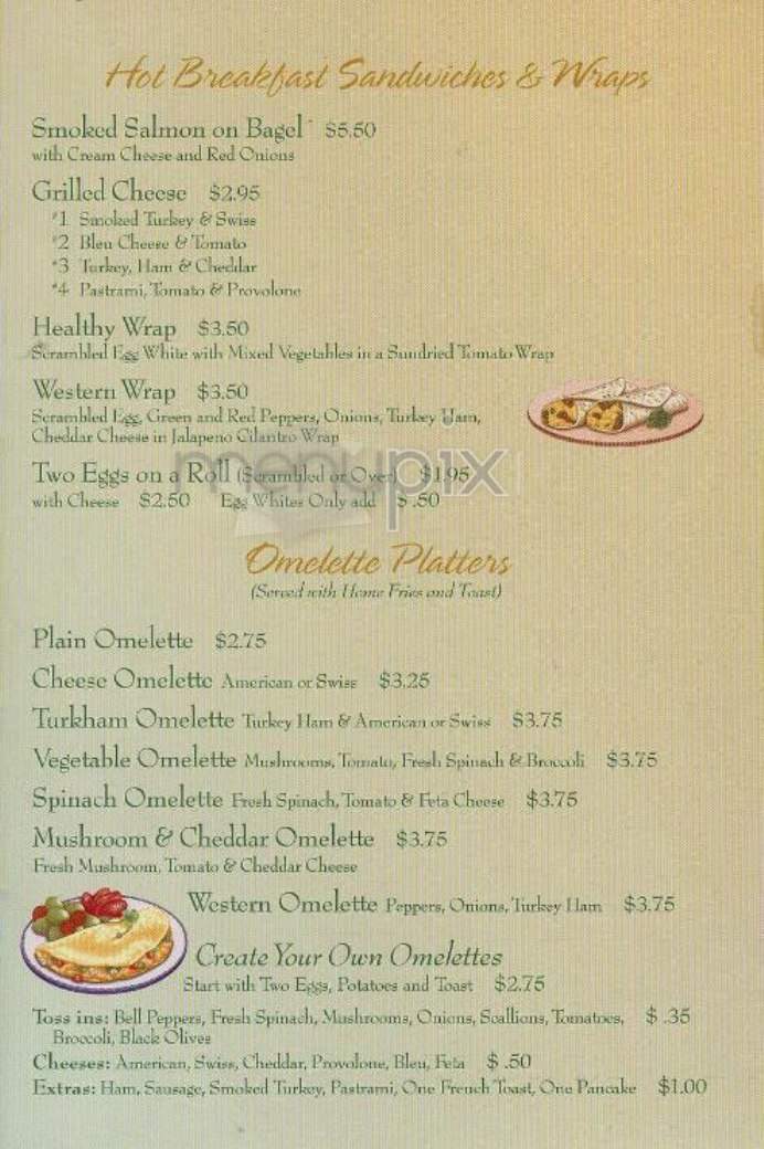 Grand Cafe Trendy Cafe - New York, NY menu_pic
