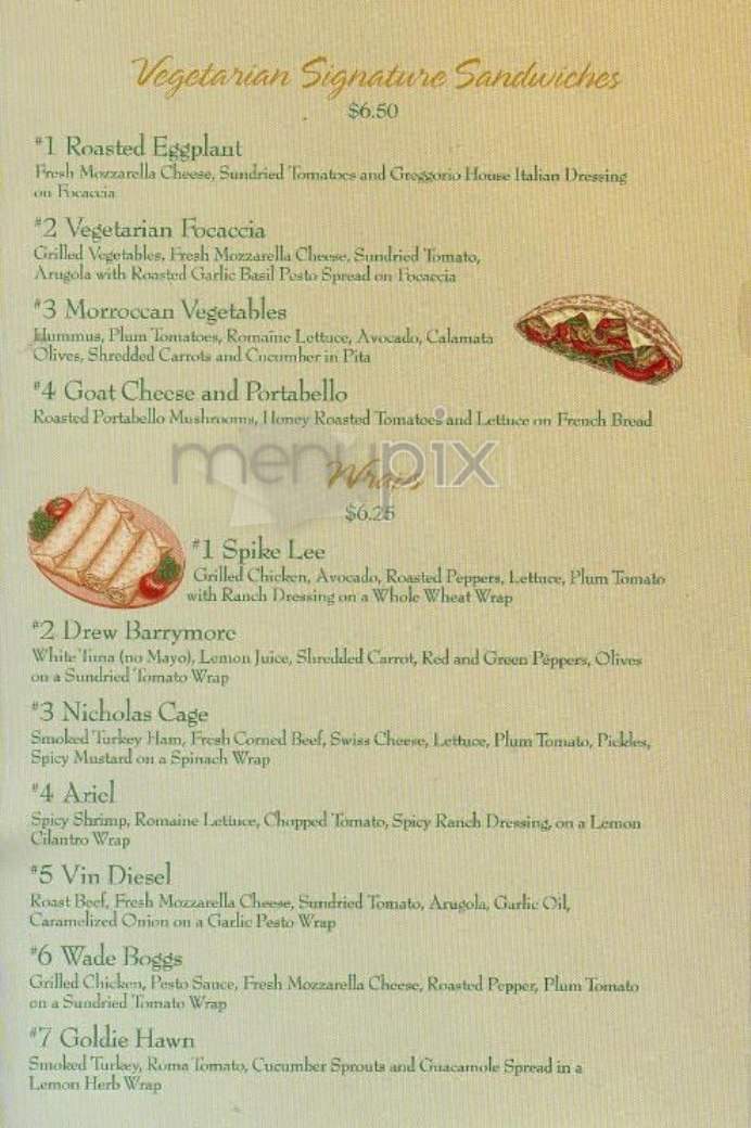 Grand Cafe Trendy Cafe - New York, NY menu_pic