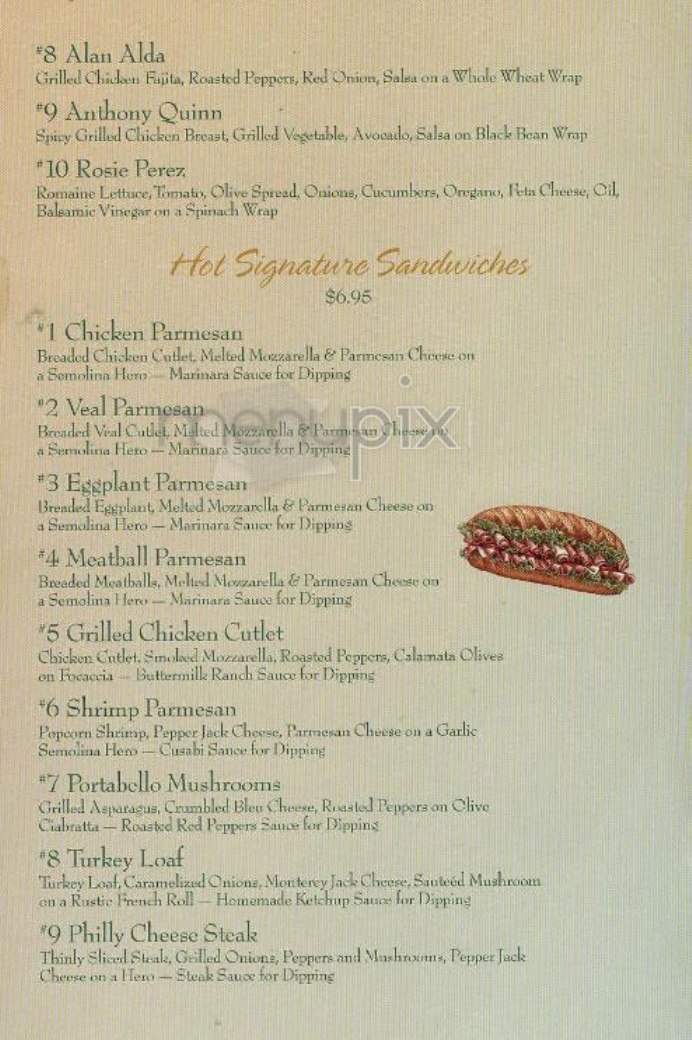 Grand Cafe Trendy Cafe - New York, NY menu_pic