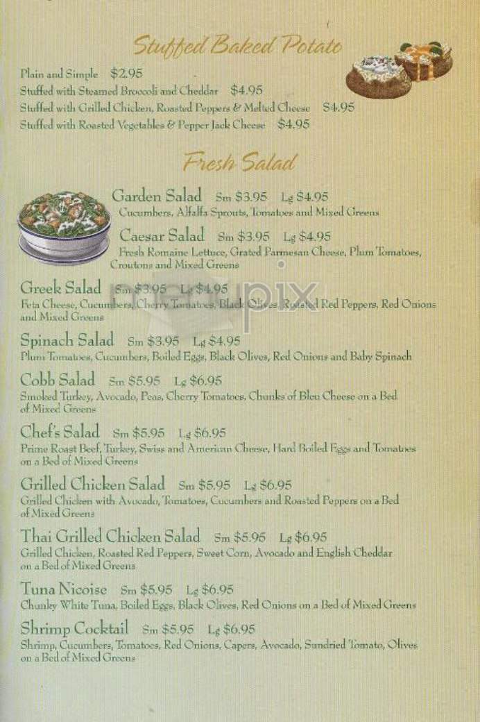 Grand Cafe Trendy Cafe - New York, NY menu_pic