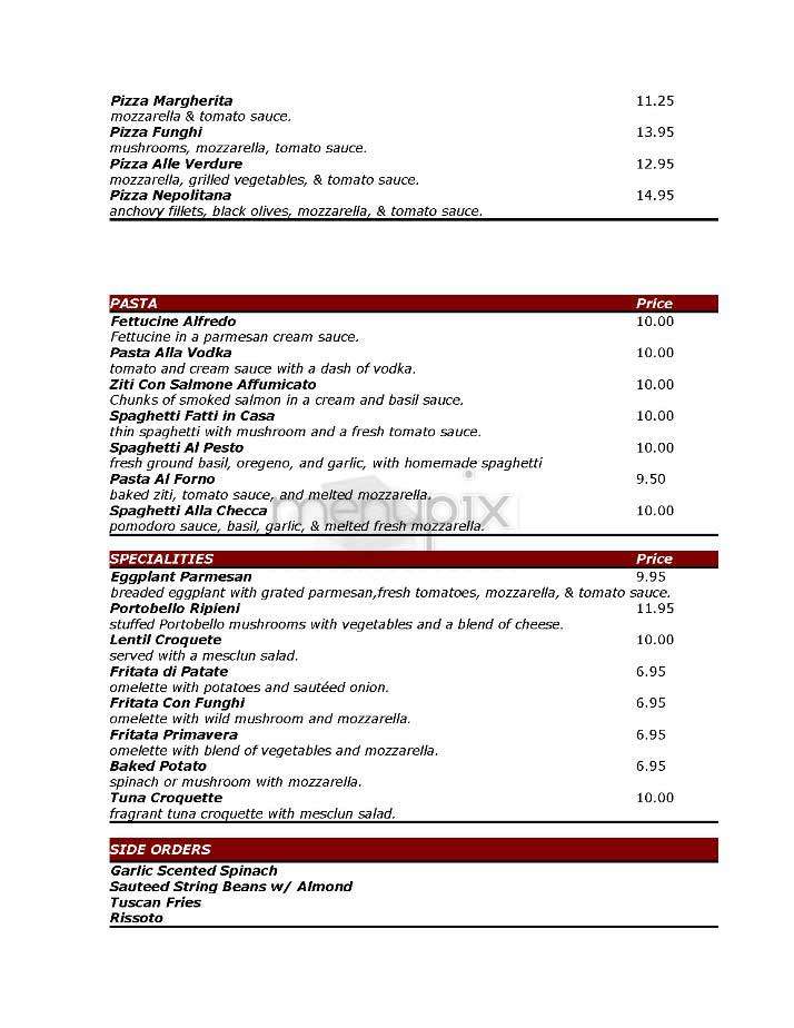 Gusto va Mare - New York, NY menu_pic