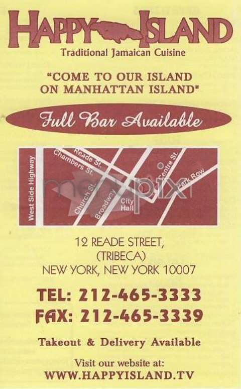 Happy Island - New York, NY menu_pic