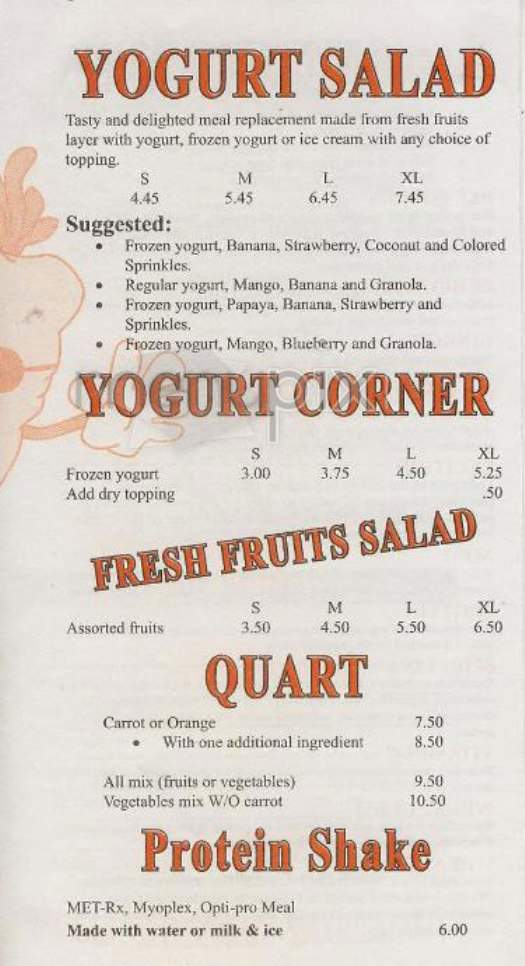 Health King - New York, NY menu_pic