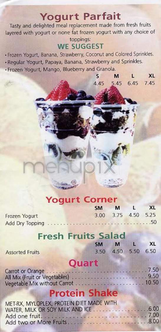Health King - New York, NY menu_pic
