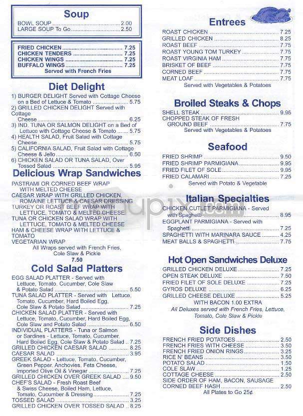 Hector's Cafe - New York, NY menu_pic