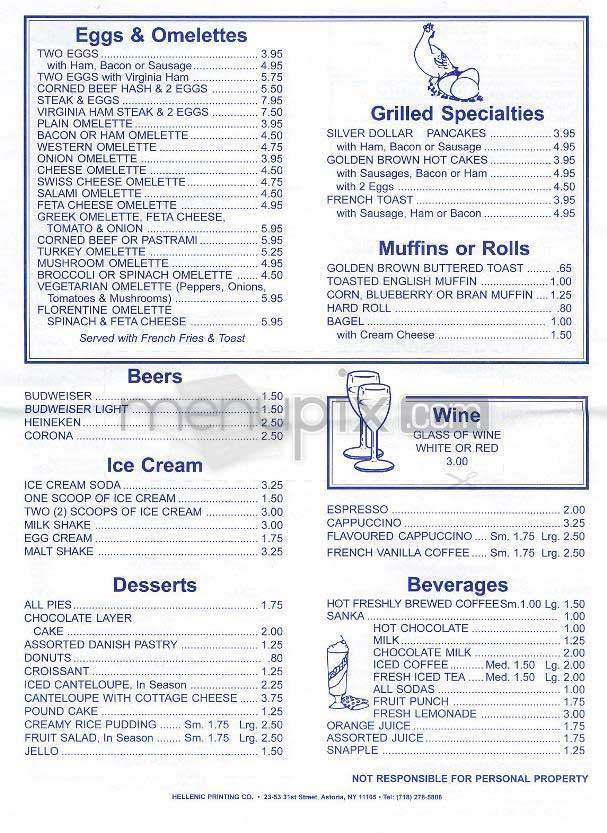 Hector's Cafe - New York, NY menu_pic