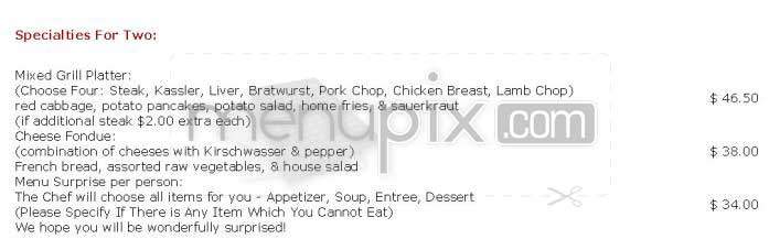 Heidelberg - New York, NY menu_pic