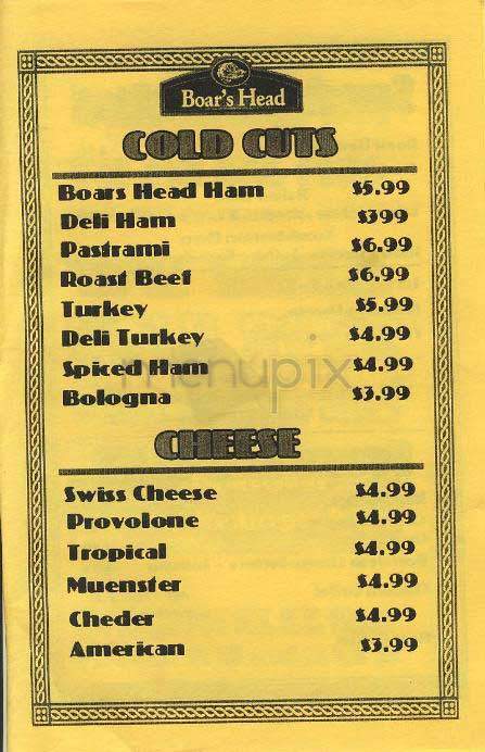 Hell's Kitchen Deli - New York, NY menu_pic