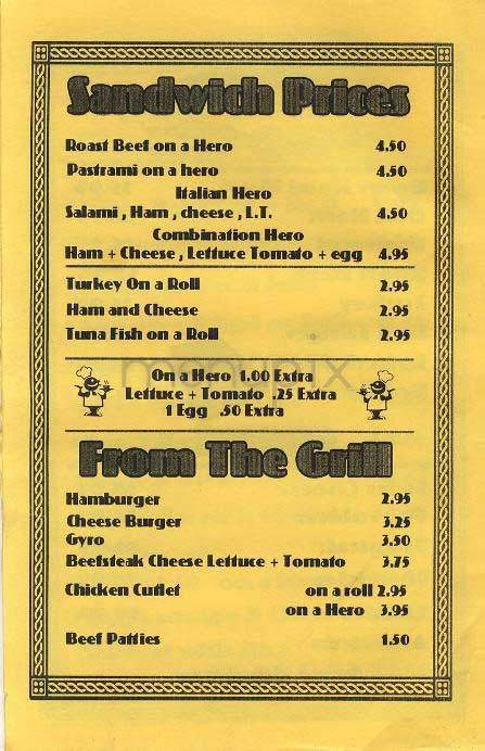 Hell's Kitchen Deli - New York, NY menu_pic