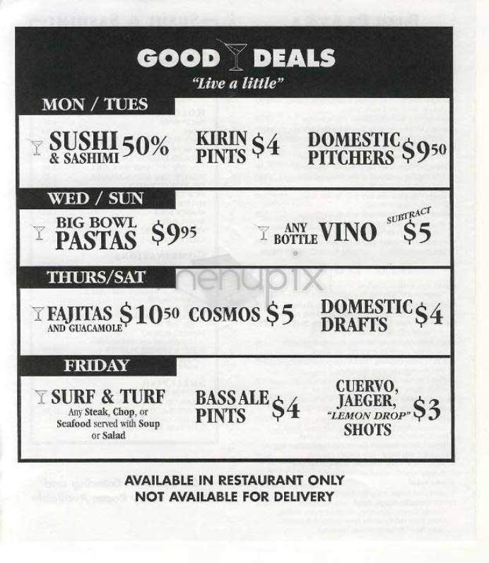 Hi Life - New York, NY menu_pic