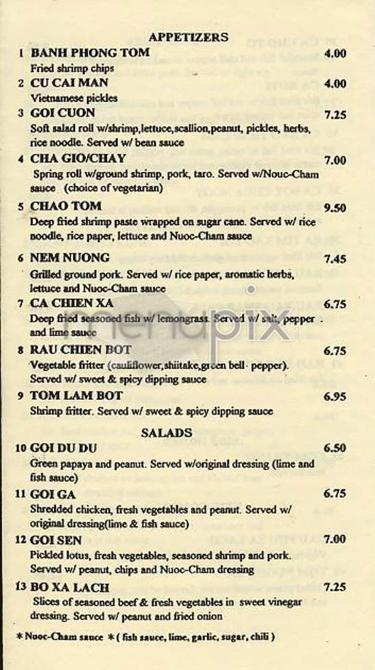 Hoi An - New York, NY menu_pic