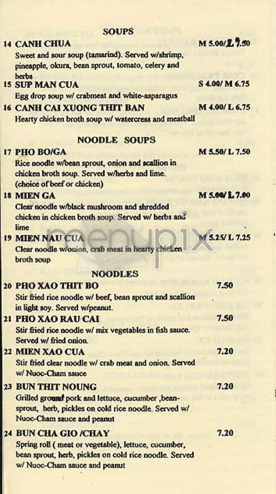 Hoi An - New York, NY menu_pic