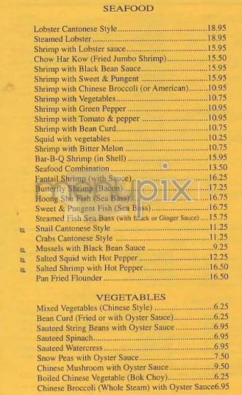 Hop Kee - New York, NY menu_pic