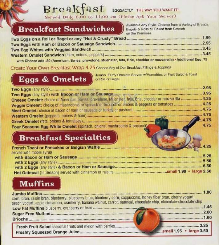 Hot & Crusty - New York, NY menu_pic