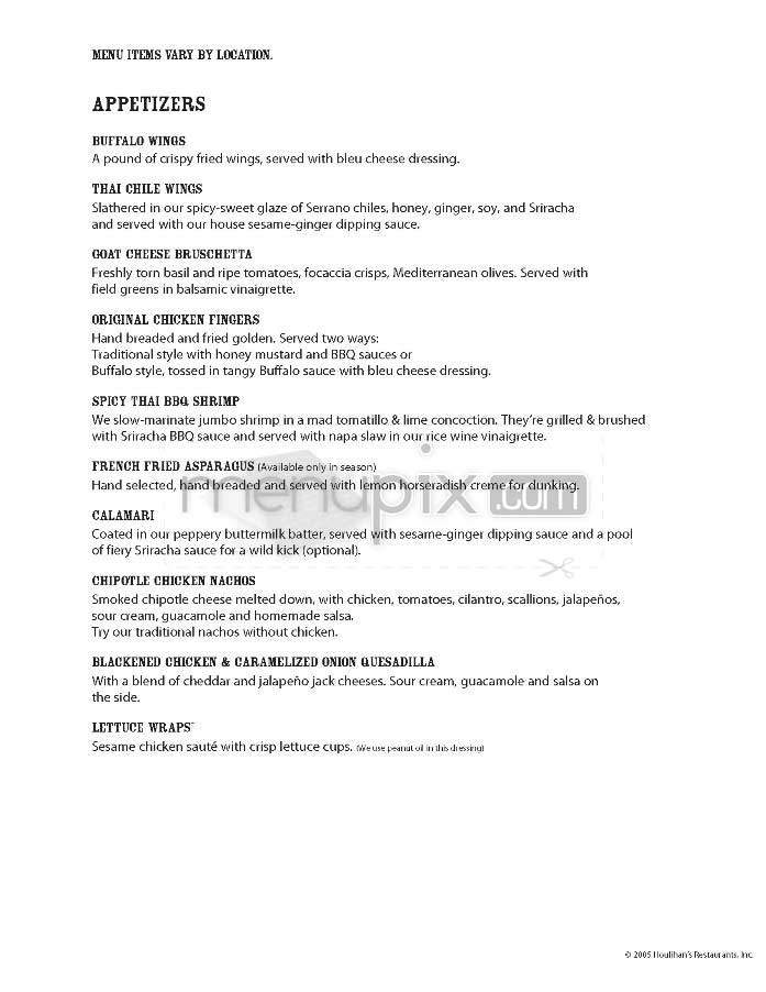 /315930/Houlihans-Menu-Elkridge-MD - Elkridge, MD