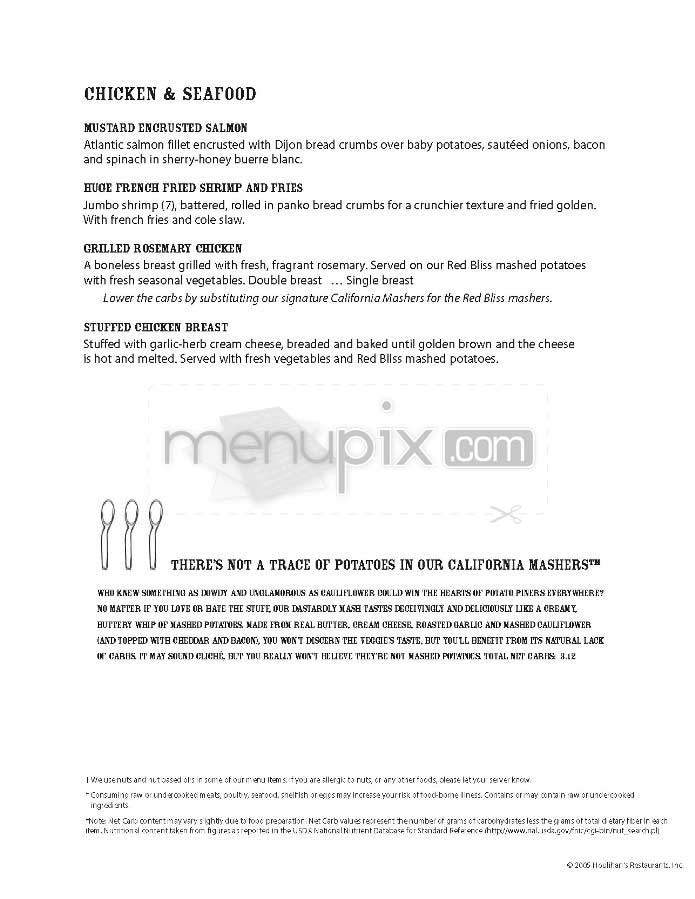 /315930/Houlihans-Menu-Elkridge-MD - Elkridge, MD