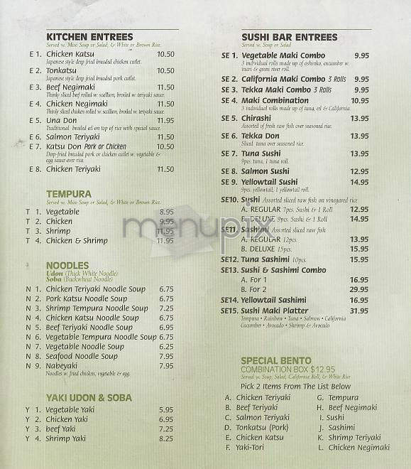Ichiban Sushi & Teriyaki - New York, NY menu_pic