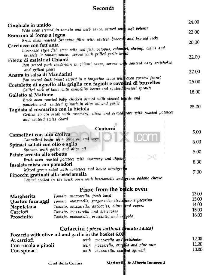 I Coppi - New York, NY menu_pic
