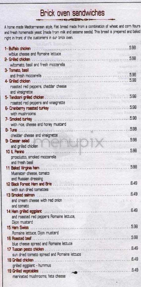Il Panino Chelsea - New York, NY menu_pic