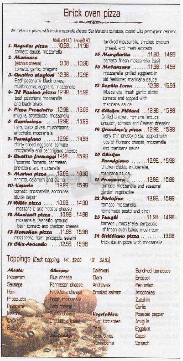 Il Panino Chelsea - New York, NY menu_pic