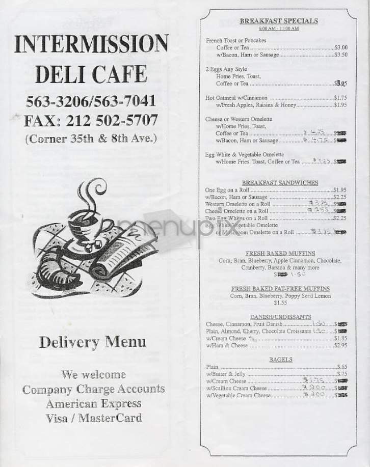 /301515/Intermission-Deli-Cafe-New-York-NY - New York, NY