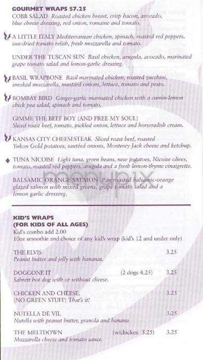 It's A Wrap - New York, NY menu_pic