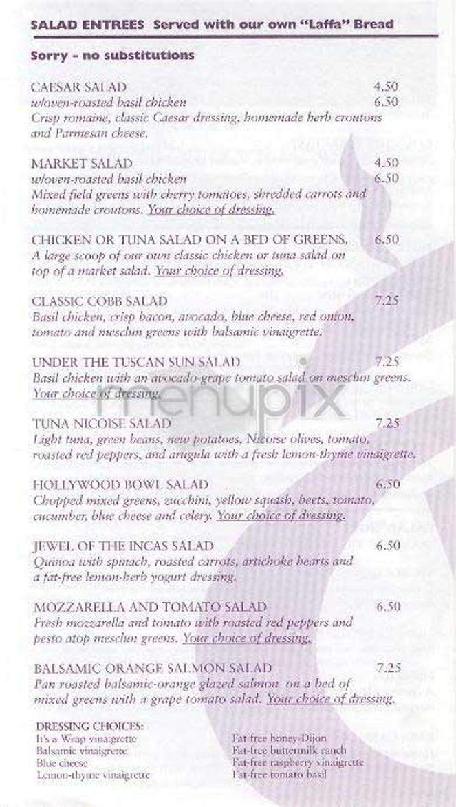 It's A Wrap - New York, NY menu_pic