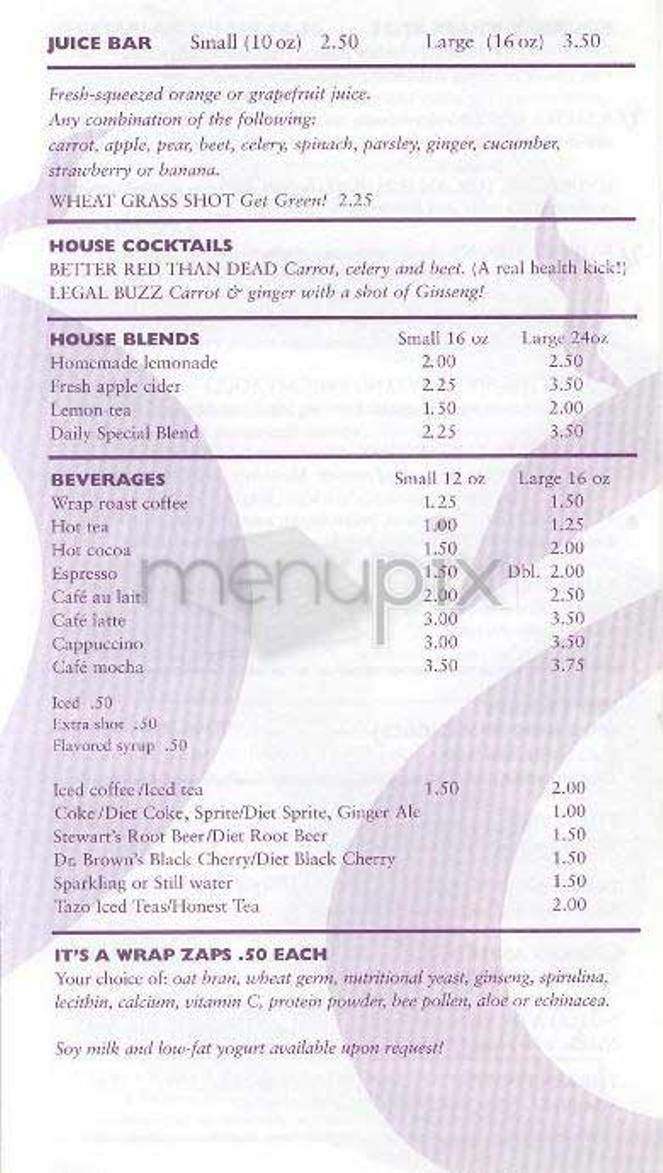 It's A Wrap - New York, NY menu_pic