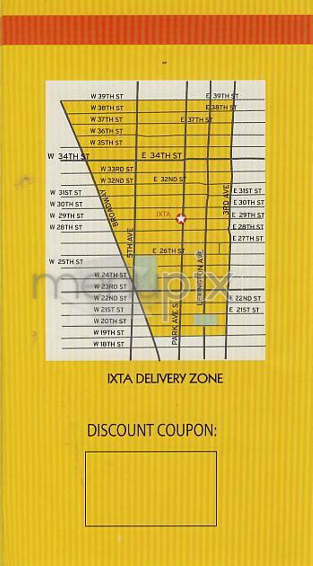 Ixta - New York, NY menu_pic