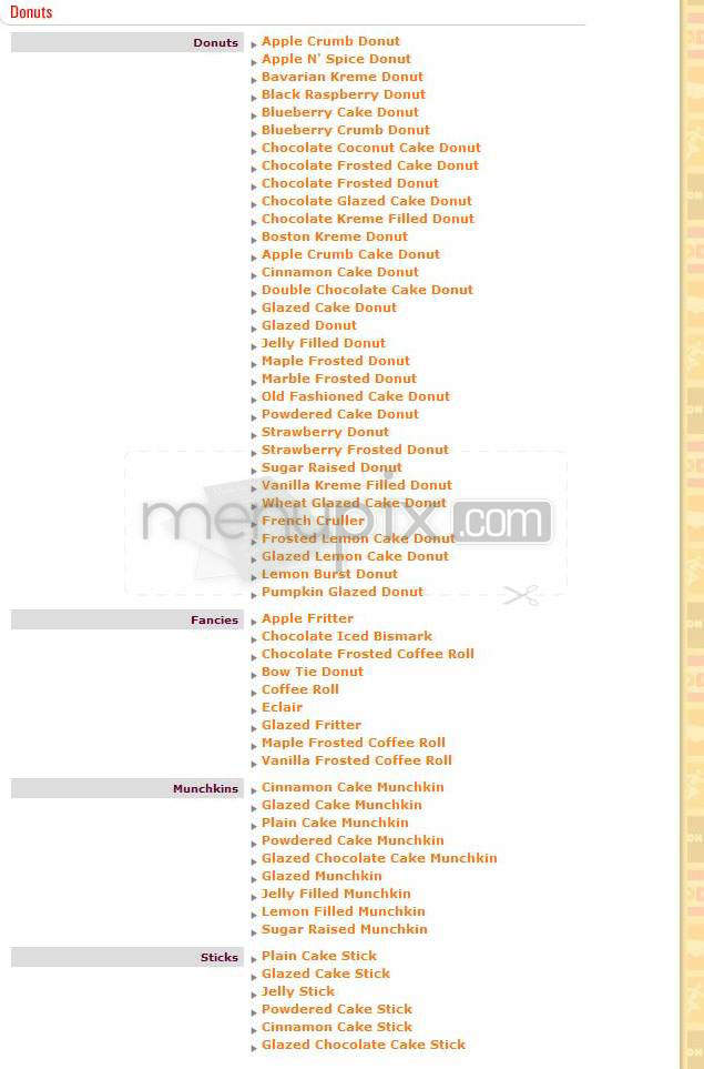 Dunkin' - Jersey City, NJ menu_pic