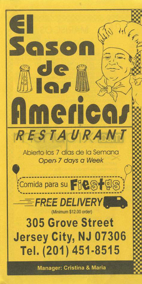 El Sason de las Americas - Jersey City, NJ menu_pic