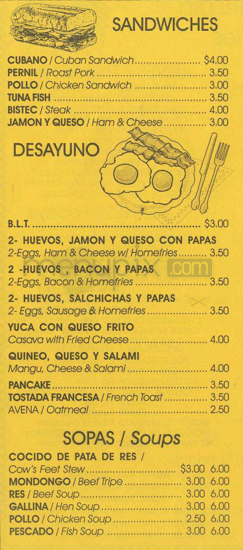 El Sason de las Americas - Jersey City, NJ menu_pic
