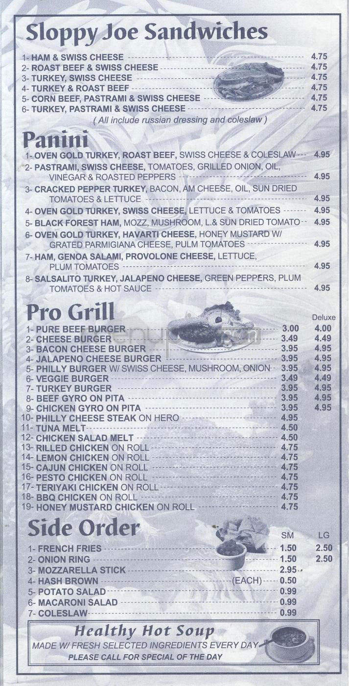 Gotham Deli - Jersey City, NJ menu_pic