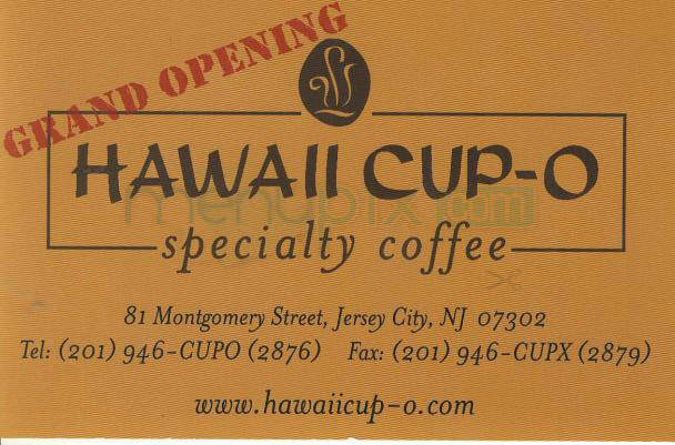/306711/Hawaii-Cup-O-Jersey-City-NJ - Jersey City, NJ