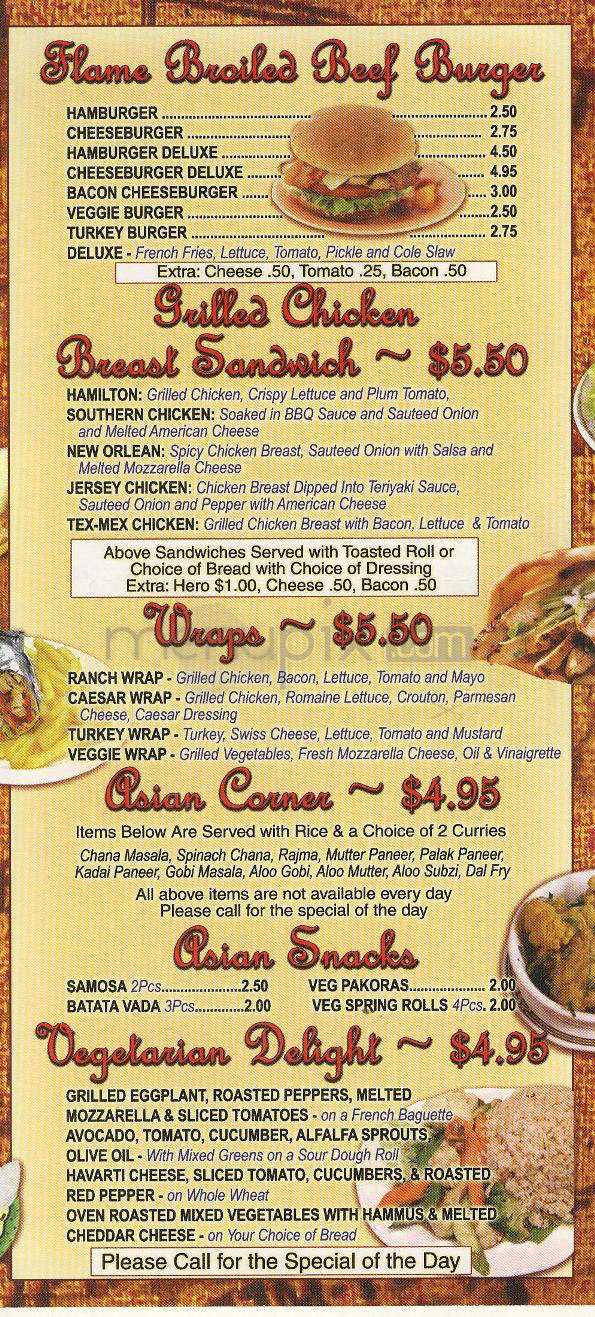 Hamilton Park Market - Jersey City, NJ menu_pic