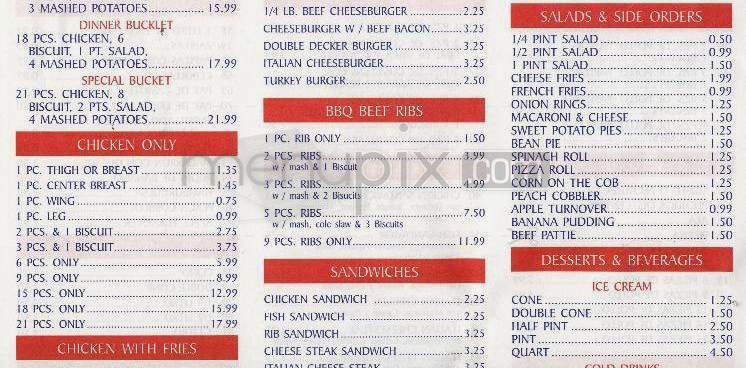 Hollywood Fried Chicken - Jersey City, NJ menu_pic