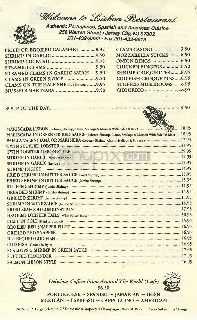/306654/Lisbon-Restaurant-Jersey-City-NJ - Jersey City, NJ