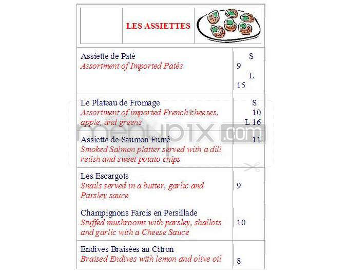 Madame Claude Cafe - Jersey City, NJ menu_pic