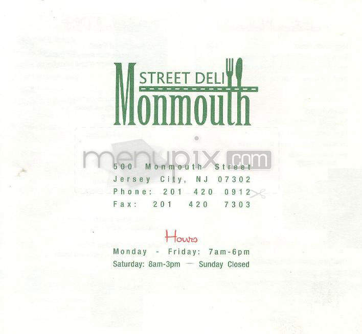 /306627/Monmouth-Street-Deli-Jersey-City-NJ - Jersey City, NJ