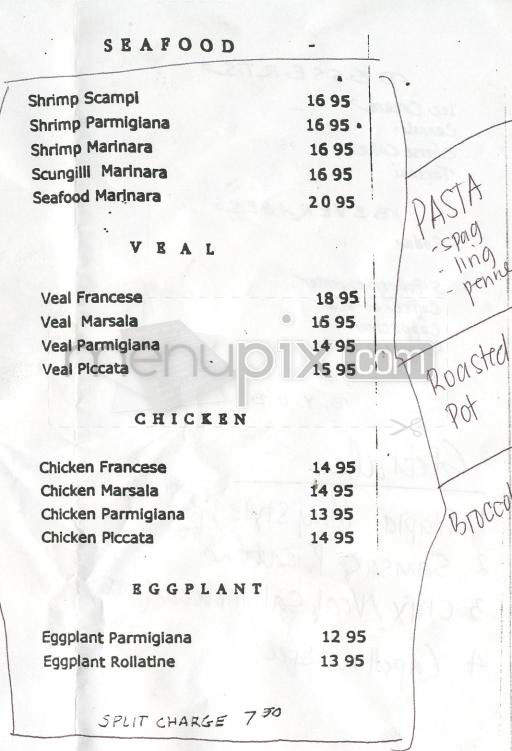 Presto's Restaurant - Jersey City, NJ menu_pic