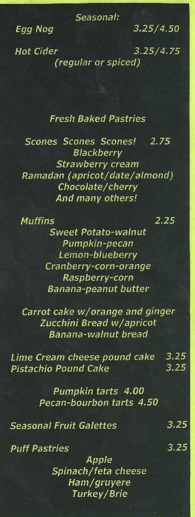 Sweet Priscilla - Jersey City, NJ menu_pic