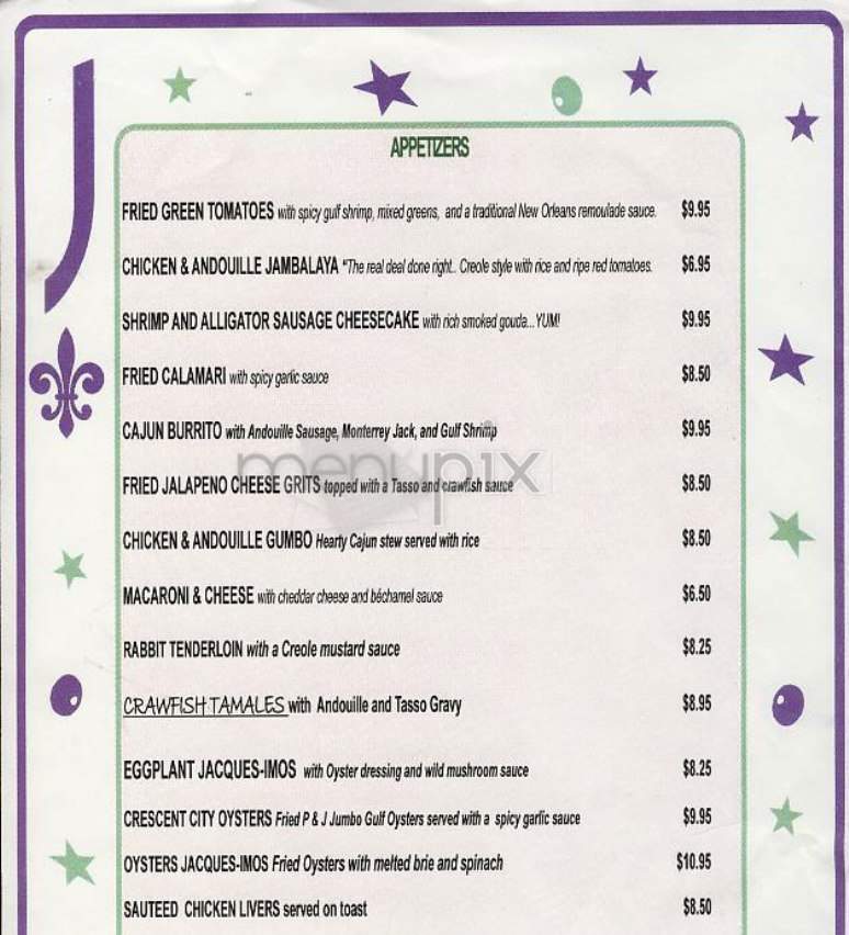 Jacques-Imo's NYC - New York, NY menu_pic