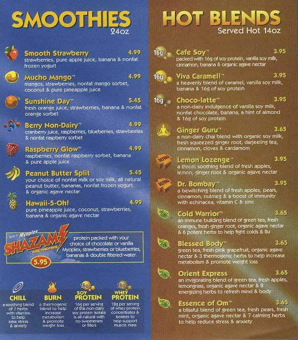 Juice Generation - New York, NY menu_pic