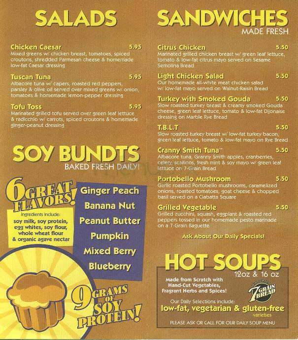 Juice Generation - New York, NY menu_pic