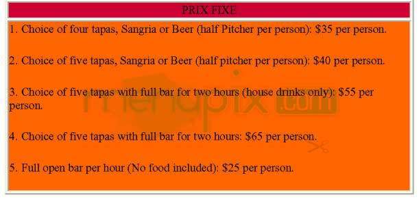 Kana - New York, NY menu_pic