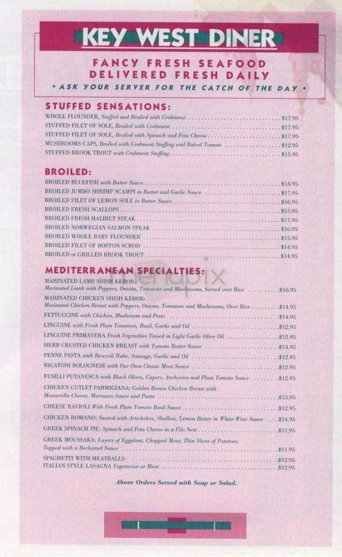 Key West Diner - New York, NY menu_pic
