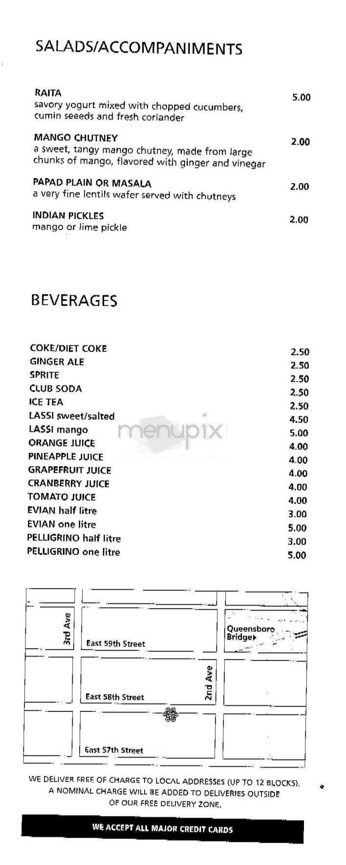 Khyber Grill - New York, NY menu_pic