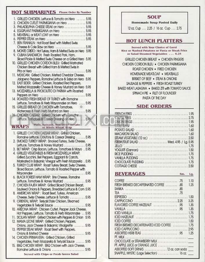 Kips Bay Delicatessen - New York, NY menu_pic