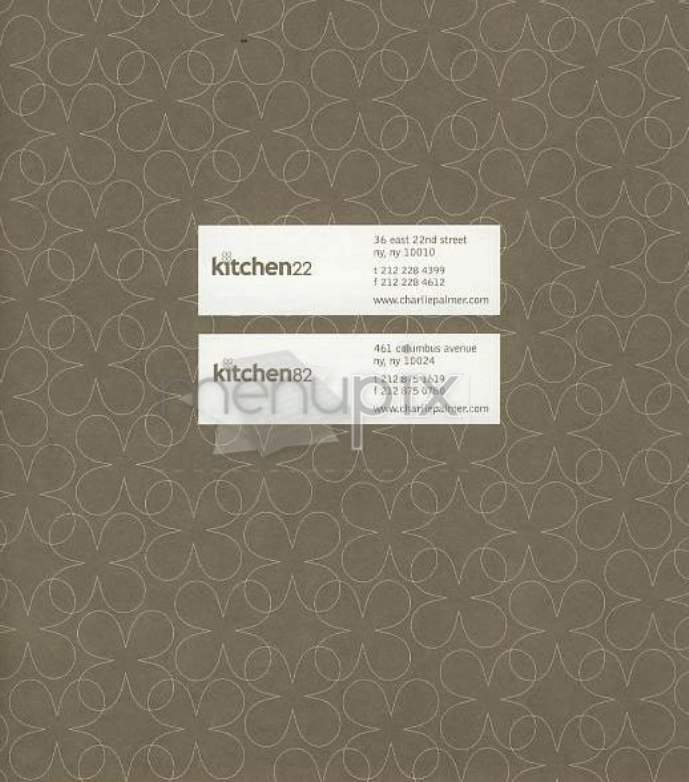 Kitchen 22 - New York, NY menu_pic